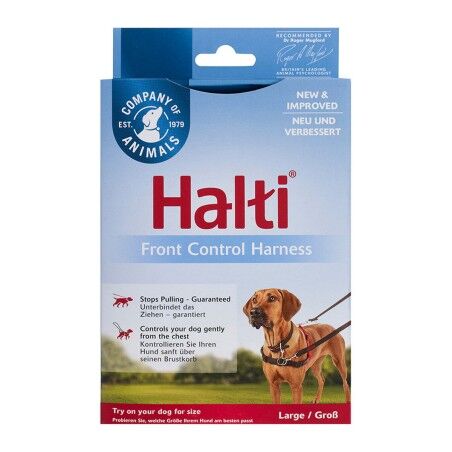 Imbracatura per Cani Company of Animals Halti Nero/Rosso L (80-120 cm)