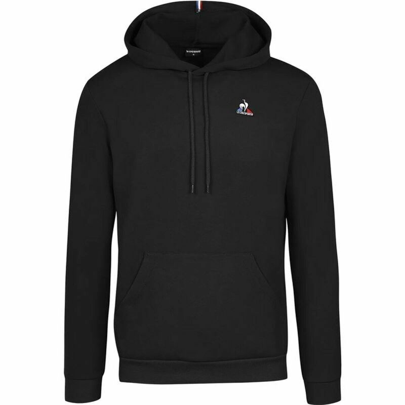 Felpa senza Cappuccio Uomo Le coq sportif N°1 Nero Felpa senza Cappuccio Uomo Le coq sportif N°1 Nero