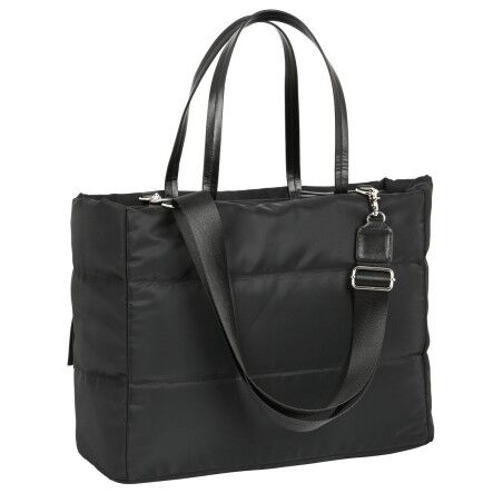Borsa Moos Negro Trapunta Nero (54 x 31 x 17 cm)
