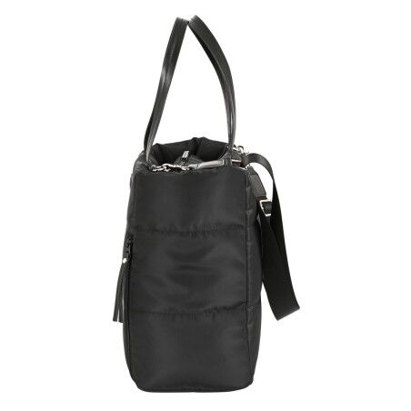 Borsa Moos Negro Trapunta Nero (54 x 31 x 17 cm)