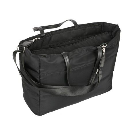 Borsa Moos Negro Trapunta Nero (54 x 31 x 17 cm)
