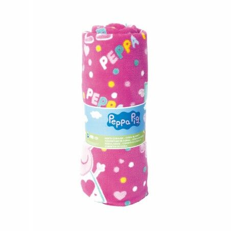 Coperta Peppa Pig Cosy Corner Rosa (95 x 150 cm)