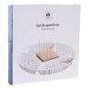 Vassoio per aperitivi DKD Home Decor 23,5 x 23,5 x 3 cm Multicolore Gres