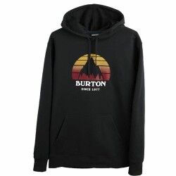 Felpa con Cappuccio Uomo Burton Underhill Nero