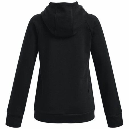 Felpa con Cappuccio da Bambina Under Armour Rival Big Logo Nero