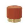 Poggiapiedi DKD Home Decor Dorato Metallo Terracotta 45 x 45 x 40 cm