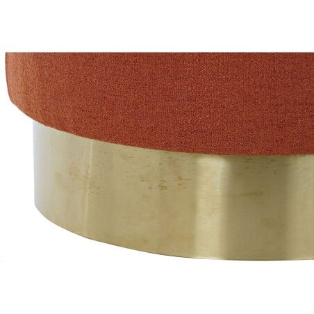 Poggiapiedi DKD Home Decor Dorato Metallo Terracotta 45 x 45 x 40 cm