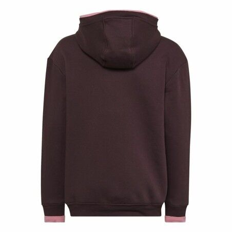 Felpa con Cappuccio Unisex Adidas All Szn Marrone