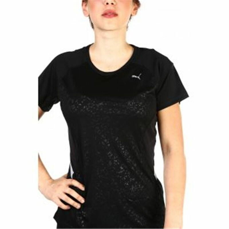 Maglia a Maniche Corte Donna Puma Graphic Tee Nero Maglia a Maniche Corte Donna Puma Graphic Tee Nero