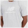 Maglia a Maniche Corte Uomo New Balance Essentials Grigio