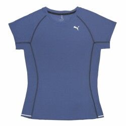 Maglia a Maniche Corte Donna Puma Pe Running Tee Azzurro