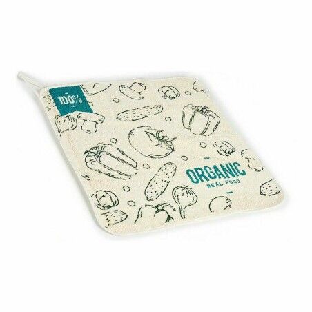 Panno da Cucina Kinvara 1220 Bianco Verde 50 x 0,3 x 50 cm (12 Unità)