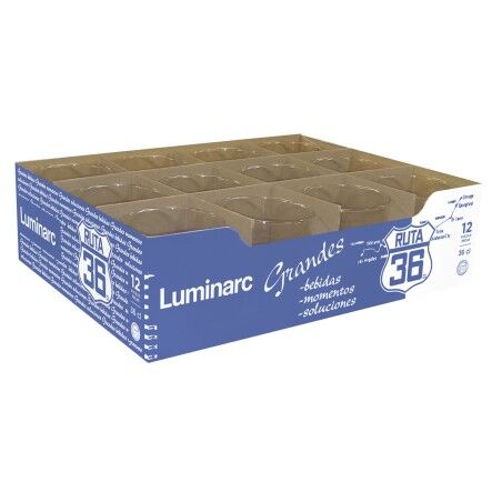 Bicchiere Luminarc Ruta 36 Trasparente Vetro (360 ml) (12 Unità)