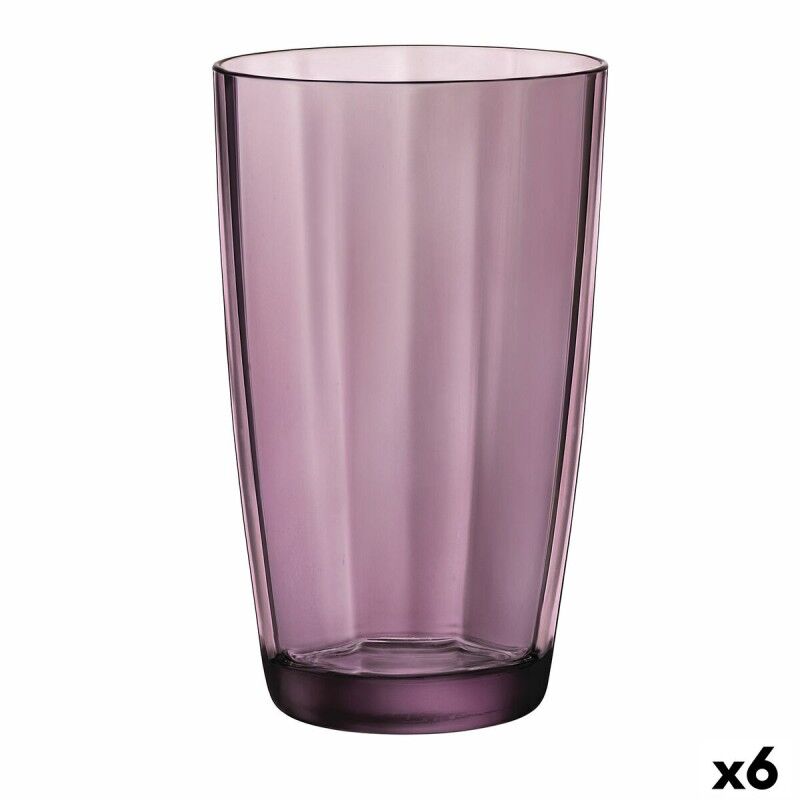 Bicchiere Bormioli Rocco Pulsar Viola Vetro (470 ml) (6 Unità) Bicchiere Bormioli Rocco Pulsar Viola Vetro (470 ml) (6 Unità)