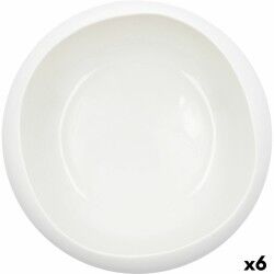 Ciotola per Aperitivi Ariane Organic Bianco Ceramica Ø 21 cm (2 Unità)