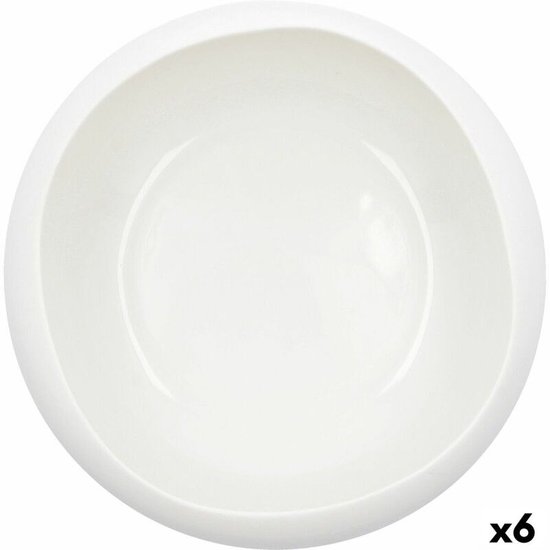 Ciotola per Aperitivi Ariane Organic Bianco Ceramica Ø 21 cm (2 Unità) Ciotola per Aperitivi Ariane Organic Bianco Ceramica Ø 21 cm (2 Unità)
