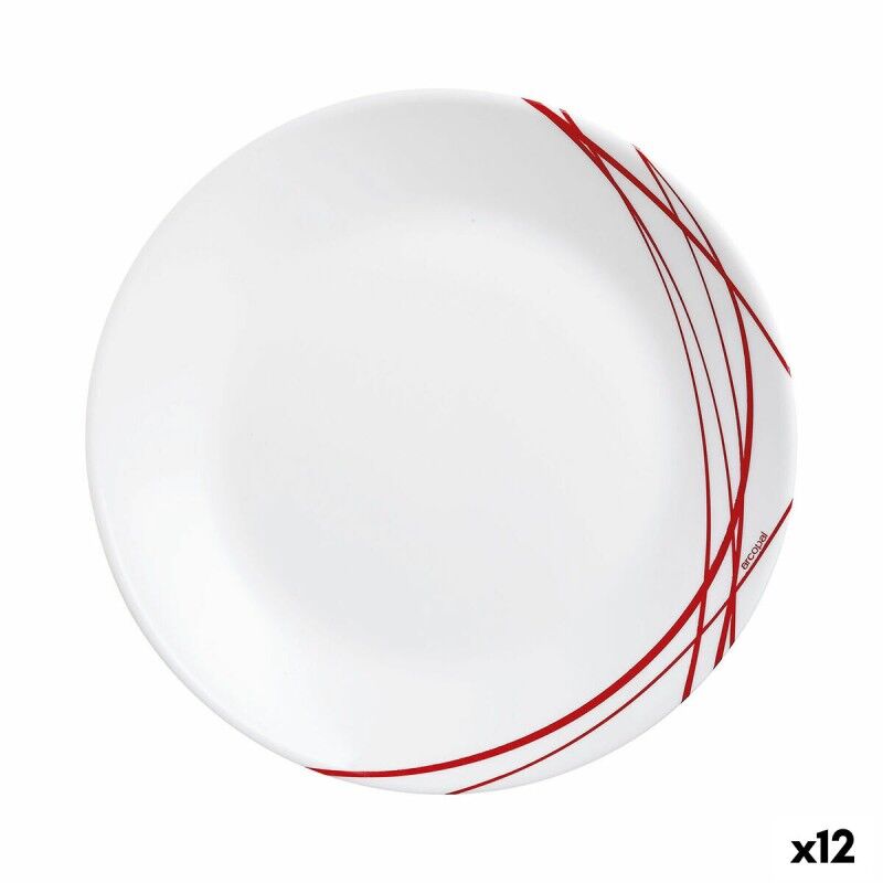 Piatto da Dolce Arcopal Domitille Bicolore Vetro (Ø 18 cm) (12 Unità) Piatto da Dolce Arcopal Domitille Bicolore Vetro (Ø 18 cm) (12 Unità)