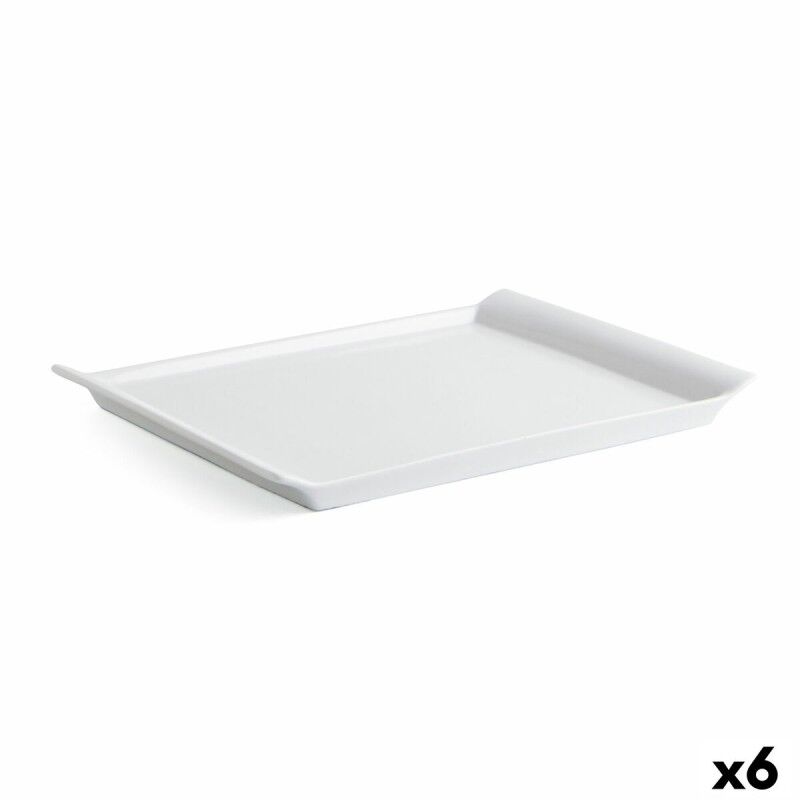 Teglia da Cucina Quid Gastro Fresh Ceramica Bianco (31 x 23 cm) (6 Unità) Teglia da Cucina Quid Gastro Fresh Ceramica Bianco (31 x 23 cm) (6 Unità)