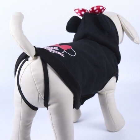 Felpa per Cani Minnie Mouse Nero XXS