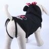 Felpa per Cani Minnie Mouse Nero XXS