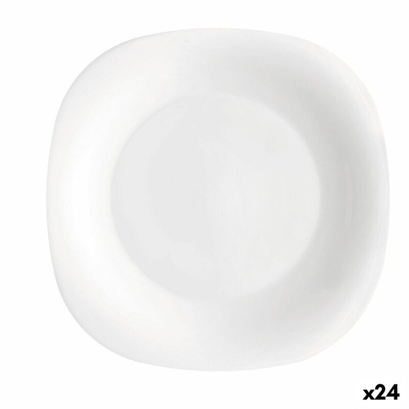 Piatto da Dolce Bormioli Rocco Parma Bianco Vetro (24 Unità) Piatto da Dolce Bormioli Rocco Parma Bianco Vetro (24 Unità)
