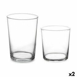 Set di Bicchieri Pasabahce Bistro Trasparente Vetro 380 ml 510 ml (2 Unità)