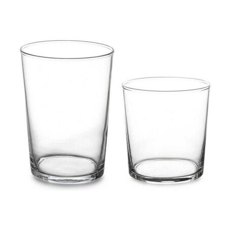 Set di Bicchieri Pasabahce Bistro Trasparente Vetro 380 ml 510 ml (2 Unità)