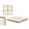Vassoio con Scompartimenti MALI-991 W Bianco 29,5 x 3 x 29,5 cm (6 Unità)