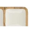 Vassoio con Scompartimenti MALI-991 W Bianco 29,5 x 3 x 29,5 cm (6 Unità)