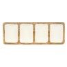 Vassoio con Scompartimenti MALI941 W Bianco 46 x 3 x 17 cm (6 Unità)