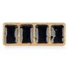 Vassoio con Scompartimenti MALI-941 B Nero 46 x 3 x 17 cm (6 Unità)
