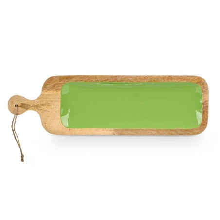 Vassoio per aperitivi MALI-798 G Verde 50,7 x 3 x 14 cm (6 Unità)