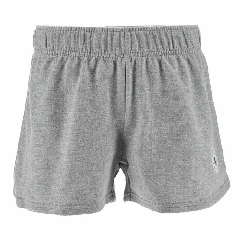 Pantaloncini Sportivi per Bambini Converse Chuck Patch Grigio Pantaloncini Sportivi per Bambini Converse Chuck Patch Grigio