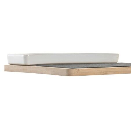 Set da Aperitivo DKD Home Decor 24 x 7 x 2,5 cm Naturale Nero Lavagna