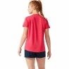 Maglia a Maniche Corte Donna Asics Core Rosso Cremisi