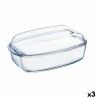 Teglia da Cucina Pyrex Classic Con coperchio 4,5 L 38 x 22 x 11 cm Trasparente Vetro (3 Unità)