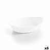 Teglia da Cucina Luminarc Smart Cuisine Ovale Bianco Vetro 25 x 15 cm (6 Unità)