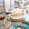 Teglia da Cucina Luminarc Smart Cuisine Ovale Bianco Vetro 6 Unità 38 x 22 cm