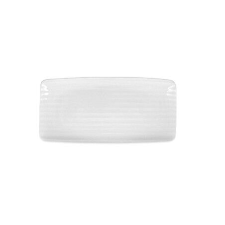 Vassoio per aperitivi Ariane Artisan Ceramica Bianco 30 x 15 cm (6 Unità)