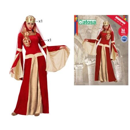Costume per Adulti Th3 Party Rosso (2 Pezzi) (Ricondizionati B)