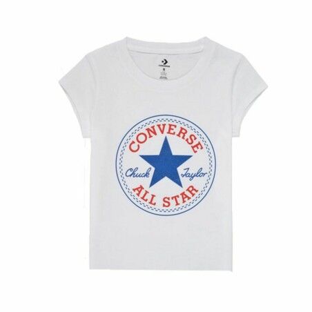Maglia a Maniche Corte Uomo Converse Timeless Bianco