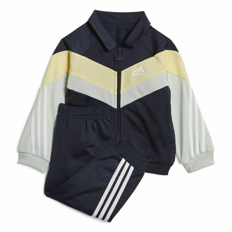 Tuta da Bambini Adidas Future Icons Shiny Nero Tuta da Bambini Adidas Future Icons Shiny Nero