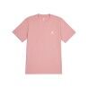 Maglia a Maniche Corte Unisex Converse Classic Fit Left Chest Star Chevron Rosa