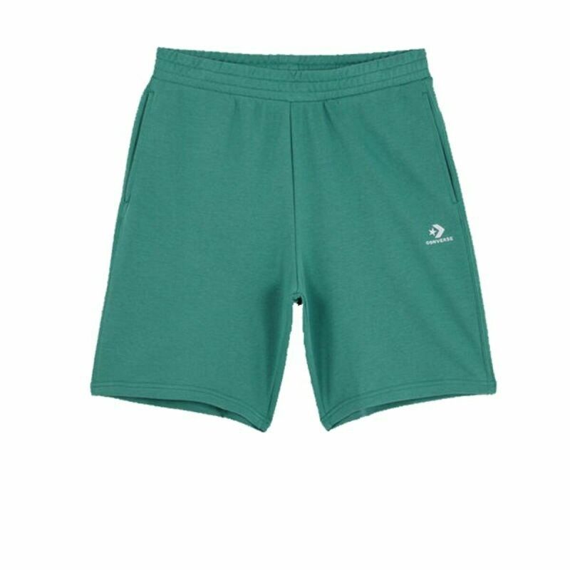 Pantaloni Corti Sportivi da Uomo Converse Classic Fit Wearers Left Star Verde Pantaloni Corti Sportivi da Uomo Converse Classic Fit Wearers Left Star Verde