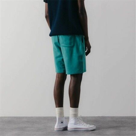 Pantaloni Corti Sportivi da Uomo Converse Classic Fit Wearers Left Star Verde
