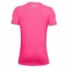Maglia a Maniche Corte per Bambini Under Armour UA Tech Rosa