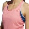 Maglia Smanicata da Donna Adidas 3 Stripes Tank Rosa