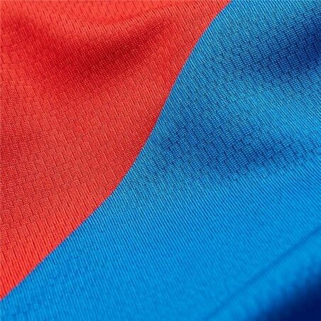 Maglia a Maniche Corte Donna Tommy Hilfiger Colour-Blocked Azzurro