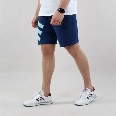 Pantaloni Corti Sportivi da Uomo Adidas Sportive Nineties Azzurro