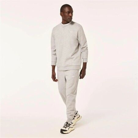 Felpa senza Cappuccio Uomo Oakley Relax Crew Sweatshirt 2.0 Grigio